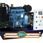 دیزل ژنراتور بادوین 18kva الی 20kva کاوا  مدل 4M06G20/5 با ژنراتور طرح استمفورد