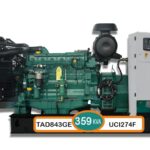 دیزل ژنراتور ولوو پنتا 326kva الی 359kva کاوا مدل TAD 843 GE با ژنراتور استمفورد انگلستان مدل UCI274K