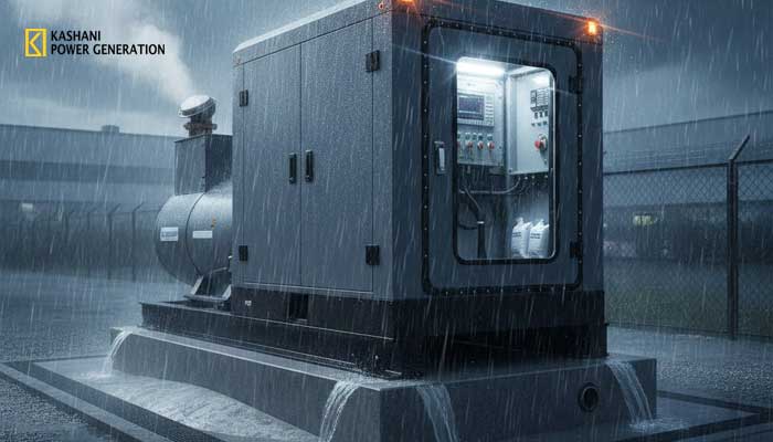 محافظت از دیزل ژنراتور در برابر باران